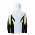 thumbnail image 3 of Camiseta de pesca con capucha de verano para hombre, transpirable, con protección solar, para exteriores, anti-UV, de secado rápido, con protector solar, 3 of 4