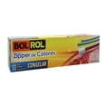 thumbnail image 1 of Bolsas herméticas Bol Rol grandes con zipper de colores 13 pzas, 1 of 2