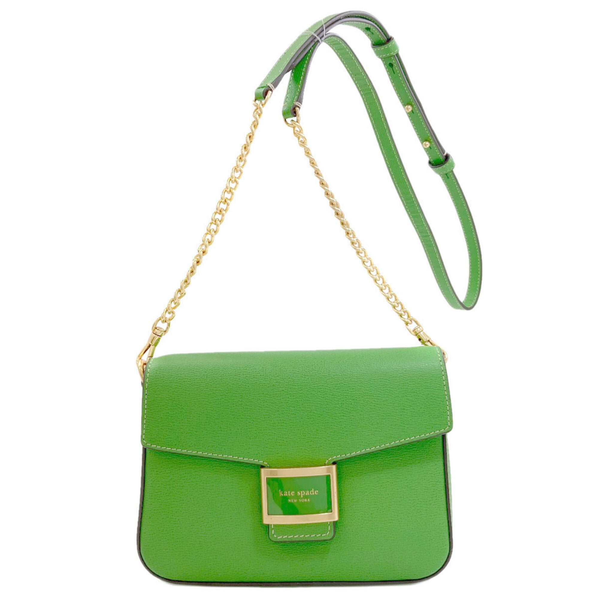 Pre-Owned Kate Spade Katie Chain Shoulder Bag Leather Women's