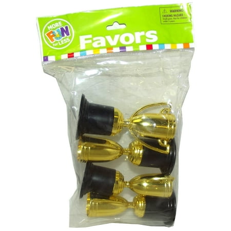GOLD TONE TROPHY PARTY FAVORS, 4 COUNT ,FUN EXPRESS
