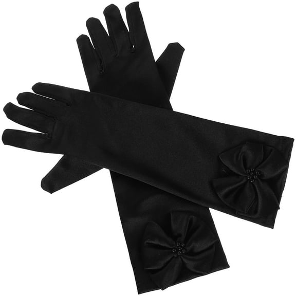 FRCOLOR Children's Dress Gloves Toddler Child 29.00X10.00X1.00CM Black