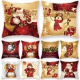 thumbnail image 2 of Funda de cojín navideña, adornos navideños para el hogar, adornos navideños 2024, regalos navideños de Navidad, feliz año nuevo 2024, 2 of 5