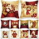 thumbnail image 2 of Funda de cojín navideña, adornos navideños para el hogar, adornos navideños 2024, regalos navideños de Navidad, feliz año nuevo 2024, 2 of 5