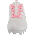thumbnail image 4 of Under Armour Womens Glyde RM Softball Cleats WHITE | PINK SZ 10, 4 of 8