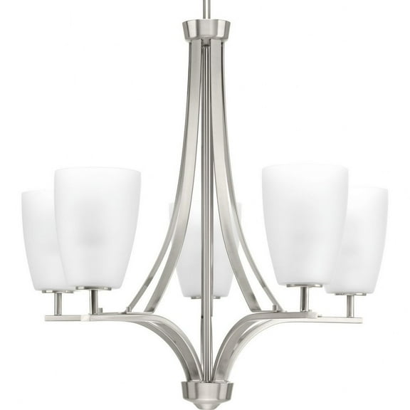 P400043-009-Progress Lighting-Leap - Chandeliers Light - 5 Light in Modern style - 25 Inches wide by 30 Inches high     -Traditional Installation