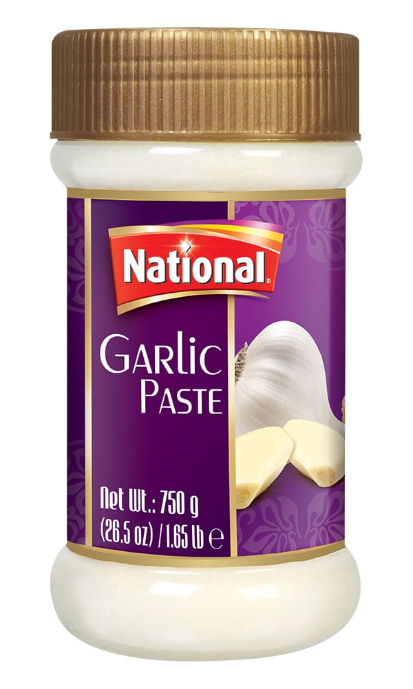 National Garlic Paste 750g comes packaged in an Air Tight PET Jar