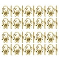 thumbnail image 2 of Broche De Palanca De Flores, Juegos De Broches De Pulsera Con Forma De Flor De Oro 20 Juegos Para Decorar Zapatos De Ropa Para Accesorios De Joyería ANGGREK Otros, 2 of 5