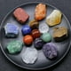 thumbnail image 3 of 15 unids set de piedras de energía de cristal Baoblaze amatista jaspe rojo colección de muestras manualidades, 3 of 8
