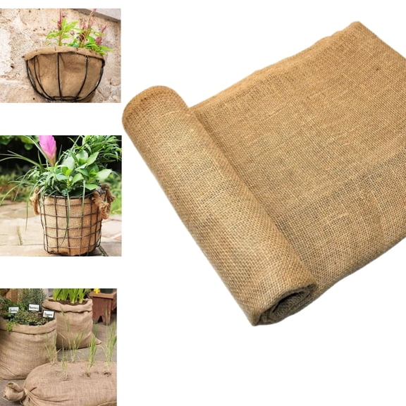 Gardening Burlap Fabric, Winter Frost Natrual Burlap Plant Covers Freeze Protection