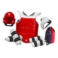 thumbnail image 3 of Conjunto completo de entrenamiento de Taekwondo con bolsa de transporte para sparring y competición; equipo de artes marciales ligero y reforzado. L, 3 of 8