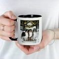 thumbnail image 3 of CafePress - Australian Shepherd Dogs Winter Sunset Mug - 11 oz Ceramic Mug - Novelty Coffee Tea Cup, 3 of 3