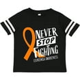 thumbnail image 3 of Inktastic Never Stop Fighting Leukemia Awareness Orange Ribbon Boys or Girls Toddler T-Shirt, 3 of 5