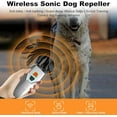 thumbnail image 2 of Dog Barking Control Devices Dual Sensor Anti Barking Device with Training/Deterrent Modes Dog Whistle to Stop Barking Ultrasonic Dog Barking Deterrent with LED Flashlight Rechargeable (White), 2 of 5