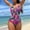 Hot Pink, variant on VBVC One-Piece Swimsuits Womens Conjoined Body Backless Lace-Up Bikinis Sets