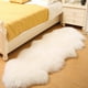 thumbnail image 2 of Cojín de suelo irregular y sencillo para mesita de noche, cojín de sofá, cojín de lana, cojín para silla, alfombra blanca, 2 of 6