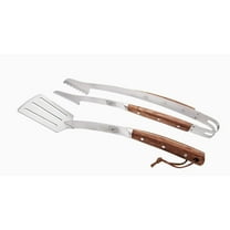 Oklahoma Joe BBQ Grill 2 Piece Rosewood Tool Set With Tongs and Spatula