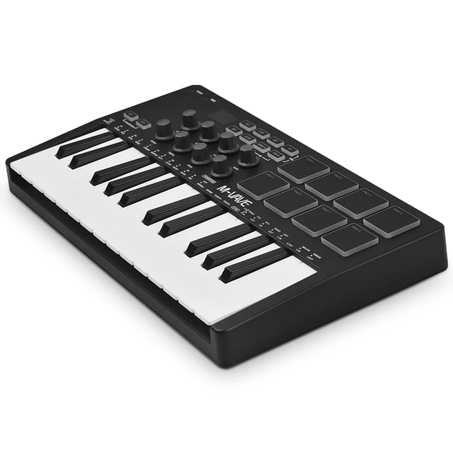 Controlador de teclado midi Controlador midi de 25 teclas Teclado midi portátil Teclado midi 25 teclas Software de producción musical