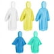 thumbnail image 1 of Paquete Familiar de Ponchos, Poncho de Lluvia para Adultos y NiñOs, Poncho Desechable o Reutilizable, Ponchos de Lluvia con Capucha con CordóN, Paquete de 5, 1 of 5