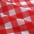 thumbnail image 3 of Mantel desechable fiesta festiva mantel a cuadros rojo y blanco rectangular impermeable resistente a las manchas picnic, 137*274 cm, 3 of 5