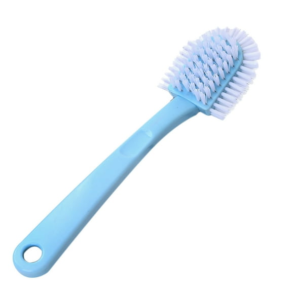 HJQEQVD Compact Grill Indoor Brush Washing Long Shoes Candy Cleaning Brush Handle Color Plastic Portable Cleaning Supplies Clean Grill Blue