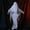 White, variant on XHKUYI Halloween Hanging Skeleton Ghost 31.5 inches, Tattered White Gauze Prisoner Ghost with Chain and Red Eyes, Spooky Hanging Ghost for Front Door, Yard Tree, Haunted House & Party Decor