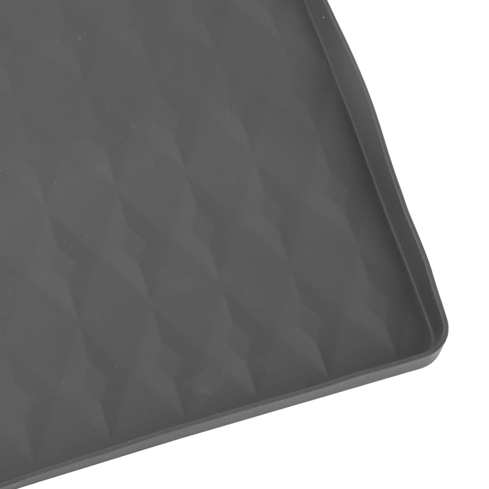 BIMZUC Washer and Dryer Covers for The Top Waterproof Prevent Slip Washing Machine Top Protector Silicone Mat for Laundry Kitchen Grey 60x50cm / 23.6x19.7in