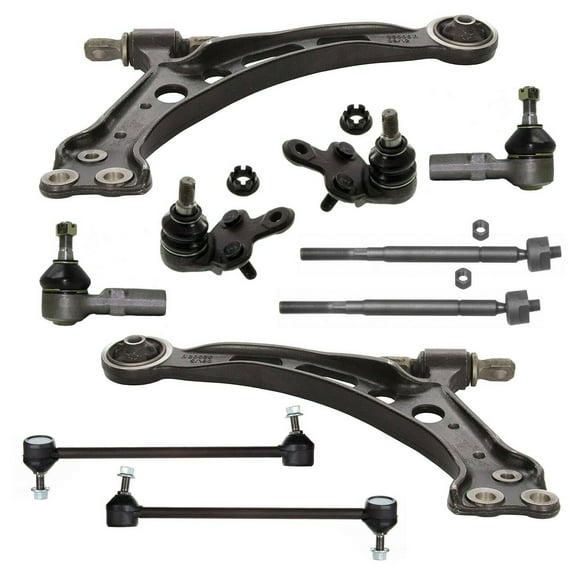 10 Pc Suspension Kit Lower Control Arms Ball Joints Inner & Outer Tie Rod Ends Sway Bar Links Fits select: 1997-2001 TOYOTA CAMRY, 1997-1998 TOYOTA AVALON