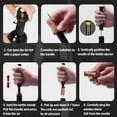 thumbnail image 5 of Aeropop Wine Opener | Loritia Air Pressure Pump Wine Opener | Needle Type Wine Bottle Opener | Portable & Travel-Friendly | Ideal for Home, Restaurant, and Parties, Bottle Openers, 5 of 8