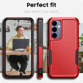 thumbnail image 2 of for Samsung Galaxy A35/A55 5G Case, [Shockproof] Military Grade Proof Protection [Dropproof] Rugged Protective Heavy Duty Phone Case Cover for Samsung Galaxy A35/A55 5G (Red), 2 of 14