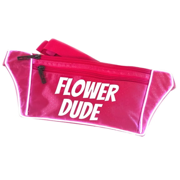 Flower Dude Pink Light Up Fanny Pack