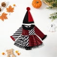 thumbnail image 2 of OJSFQUFP Halloween Outfit Infant Baby Girl Halloween Clown Cos Long Sleeve Romper Dress with Hat Toddler Trick Or Treat Outfit 0-18M, 2 of 6