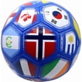 thumbnail image 3 of Icon Sports Size 5 Soccer Ball, National Teams World Clubs, Country Flags Soccer Ball - Blue, 3 of 5