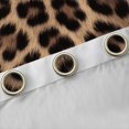 thumbnail image 4 of Homewish Fashion Leopard Print Black Out Curtains for Men, Cheetah Animal Curtains Pack of 2 (42x63 Each), Chic Brown Polkadots Bedroom Curtains, Blackout Curtains Room Decor, 4 of 6