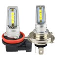 thumbnail image 1 of 2 pieces Car LED Headlight 3030 H4 8LED Headlight Motorcycle LED Bulb, 1 of 7