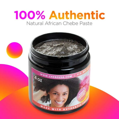 Uhuru Naturals Chebe Paste – 100% Natural - Made with Cow Fat (Tallow) - Organic Hair Blooming Treatment Formula - Promotes Keratin Development For Teens Men & Women (4 (Best Hair Paste For Women)