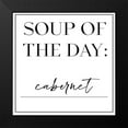 thumbnail image 2 of Hambly, Anna 12x12 Black Modern Framed Museum Art Print Titled - Soup du Jour IV, 2 of 5