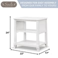 thumbnail image 3 of Sorelle Berkley Nightstand - White, 3 of 7