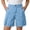 0#^Light Blue197, variant on WOYY Girls Cargo Shorts Kids Unisex School Uniform Khaki Shorts with Pockets, Sizes 5-15, Khaki
