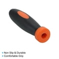 thumbnail image 4 of Uxcell 2 Inch Rubber File Handle, 10Pack File Cutting Tool File Handle Replacement for 0.16" Diameter File, Orange Black, 4 of 5