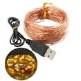 thumbnail image 2 of fsxdhpcsgfc Usb Led String Lights, 1 Package Of Copper Wire Lights, Suitable For Christmas Snowflake Lights Outdoor Warm Mesh Christmas Lights Outdoor 12 Ft Christmas Lights Battery Operated 6 Feet, 2 of 8