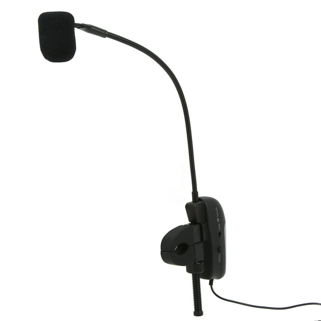 Loewten Gooseneck Instrument Microphone Clip On Wired Condenser Mic Universal For Clarinet Flute,Flute Microphone,Clarinet Microphone