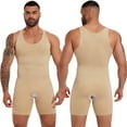 thumbnail image 6 of Anyfit Wear Men's Sleeveless Full Body Shaper Underwear Slimming Compression Bodysuit Shapewear Tummy Control Fajas Para Hombres, 6 of 8