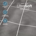 thumbnail image 4 of Bare Home Pillowcase Set - Premium 1800 Collection - Double Brushed - Ultra Soft - King Size, Grid - Gray/White, 2 Count, 4 of 6