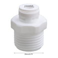 thumbnail image 5 of YIEMEEN 10 Pcs 1/2" Thread Male to 1/4" Quick Fittings RO Water Pipe Couplings Connector, 5 of 8