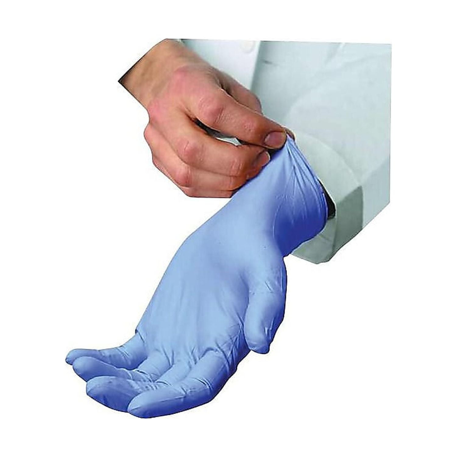 Ambitex N5201 Series Powder Free Blue Nitrile Gloves XL 100/Box (NXL5201) 931431