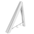 thumbnail image 4 of Perchero retráctil para colgar ropa, estantes de secado de ropa plegables de aluminio montados en la pared para lavandería, color plateado, 4 of 5