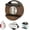 coffee, variant on Power Strip Holder Wall Mount with Suction Cup,Suction Cup Wall Mount Socket Holders,Vacuum Twist Lock No Drill Cable Management Organizer,for Kitchen, Office, Desk, Living Room