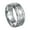 silver, variant on Men/Women Fashion Stainless Steel Wedding Ring Titanium Engagement Band Jewelry-silver-11