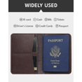thumbnail image 3 of Funda para pasaporte ALLIVE Funda para pasaporte de piel auténtica, 3 of 7