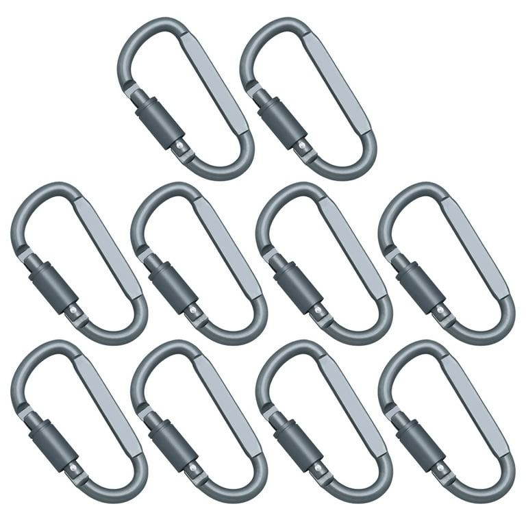 Carabiner Keychain Clip - Aluminum Carabeaner Key Clip,D Ring